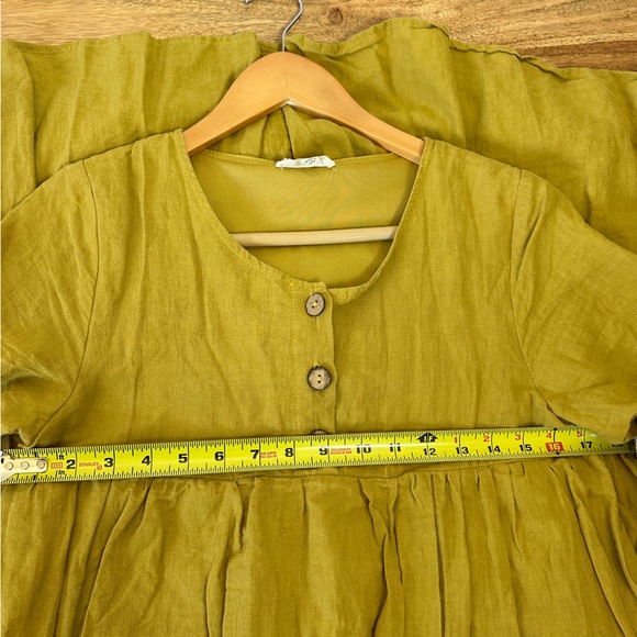 Roolee Olive Green Midi Dress - Picture 6 of 8